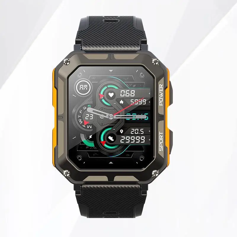 

C20pro Bluetooth Waterproof Step Counting Outdoor Smartwatch: The Ultimate Fitness Companion for Active Lifestyles