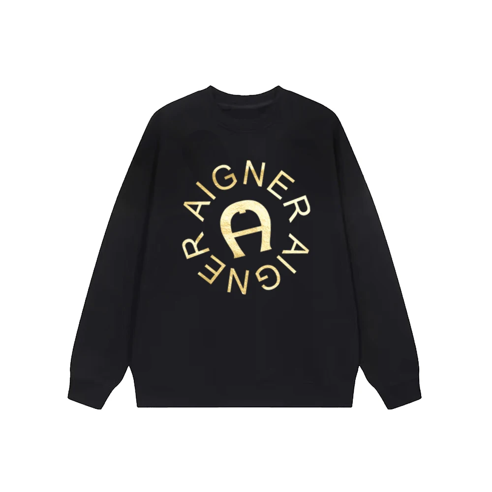 Модная детская одежда зимние толстовки спортивная с золотым логотипом для