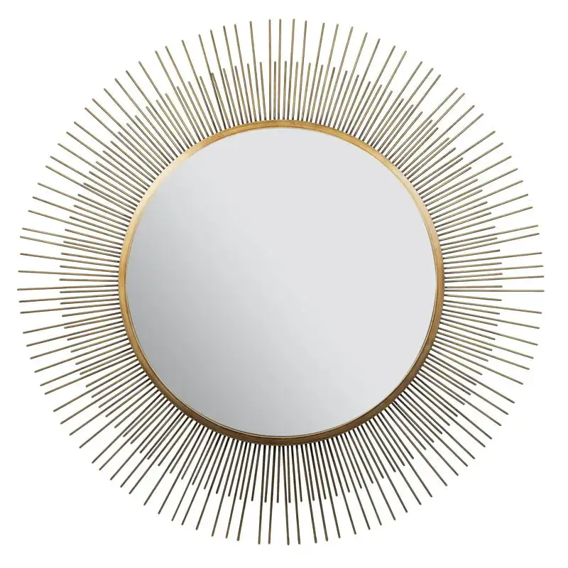 

Wall Accent Mirror, Gold, 36" x 36"