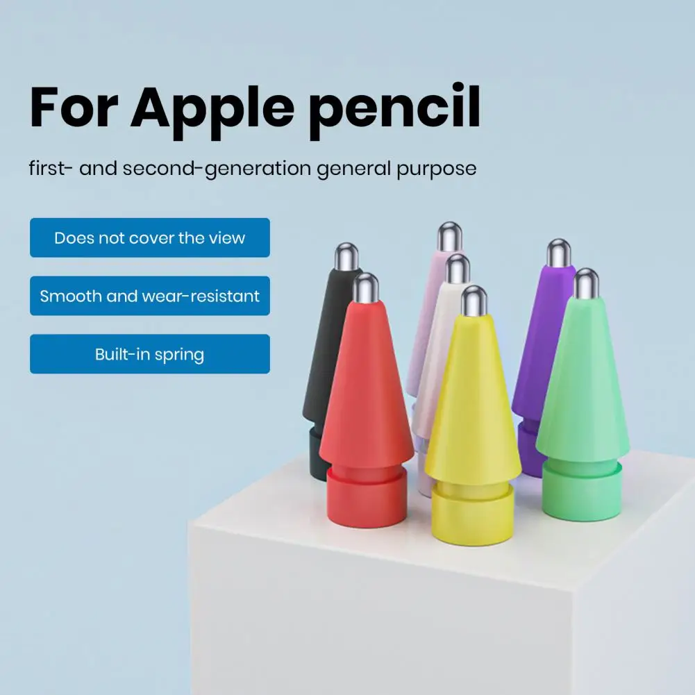 

Metal Smart Stylus Pen Nib Replaceable High Sensitivity Writing Drawing Tablet Pencil Tip Accessories for Pencil 1/2 Gen