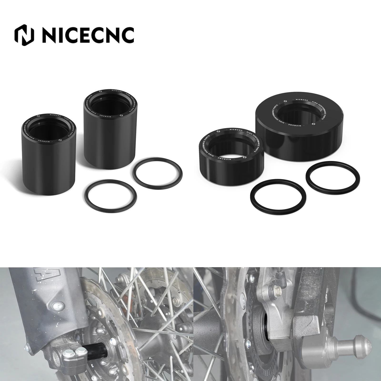 Для Yamaha Tenere 700/XTZ700 2019-2024 700 Rally Edition 2020-2024 пара прокладок заднего/переднего колеса