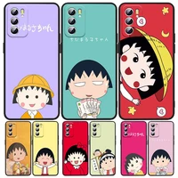 japanese anime sakura maruko phone case for oppo a5 a9 a12 a1k ax7 a72 a52 a31 a53 a53s a73 a93 a94 a74 a16 2020 black luxury