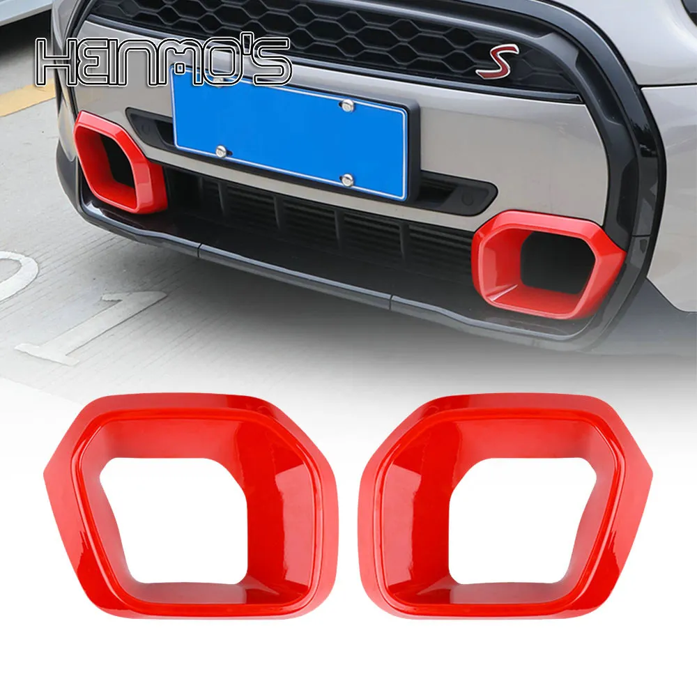 For Mini Cooper S JCW F55 F56 F57 2022 Hardtop Hatchback Decoration Accessories Front Grille Air Inlet Frame Outlet Sticker Case