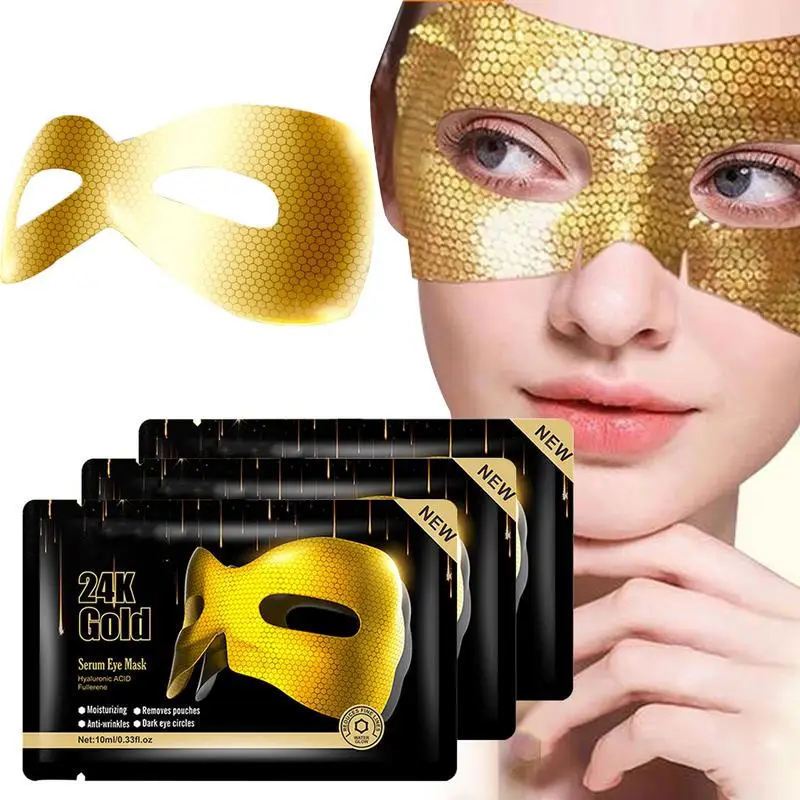

Eye Patch For Puffiness 8pcs Dark Circles All Cover Eye Patch For Women Look Less Tired And Reduce Wrinkles 24k Gold Honeycomb E