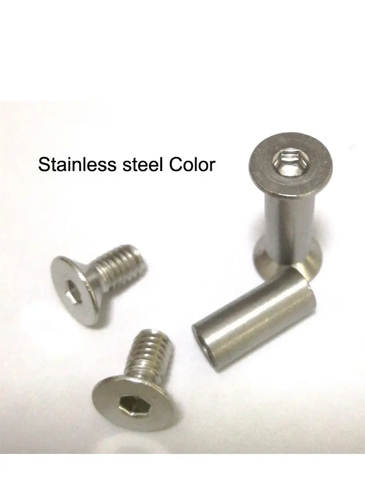 14 0 мм x 6 (609) ручка из нержавеющей стали для ножа с плоской головкой и шестигранной