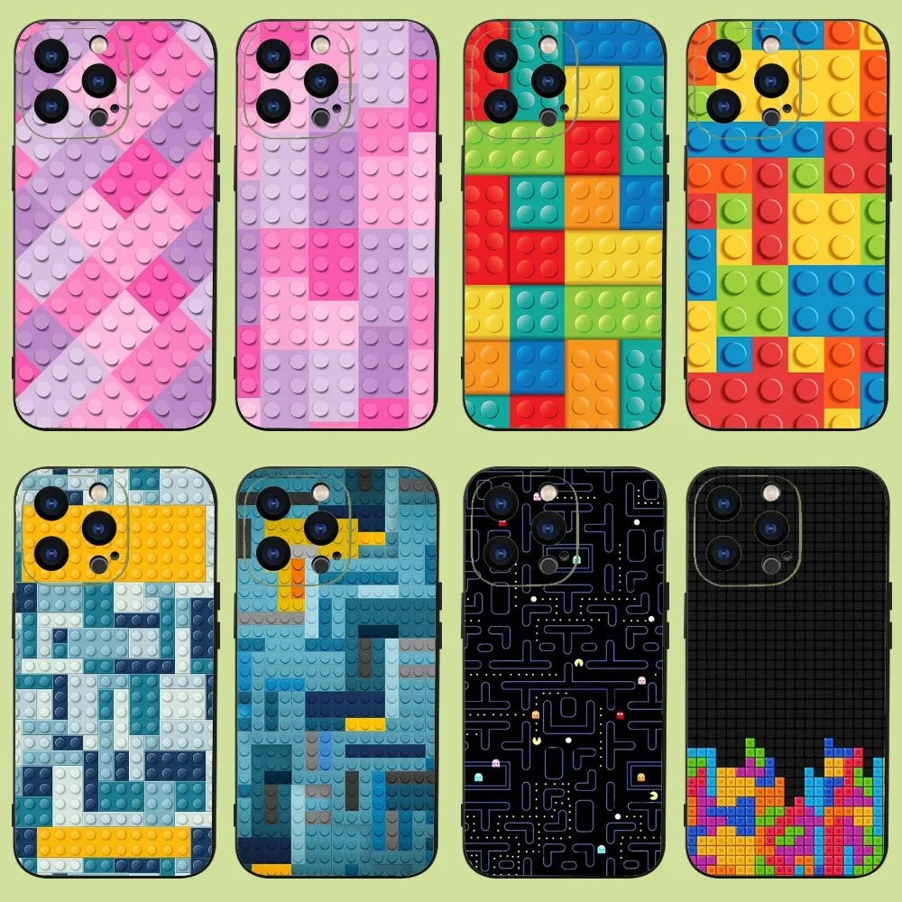 Чехол для телефона POP MART L-Legos iPhone 15 14 13 12 11 Plus Pro Max XR XS X 7 8 SE Mini силиконовый мягкий