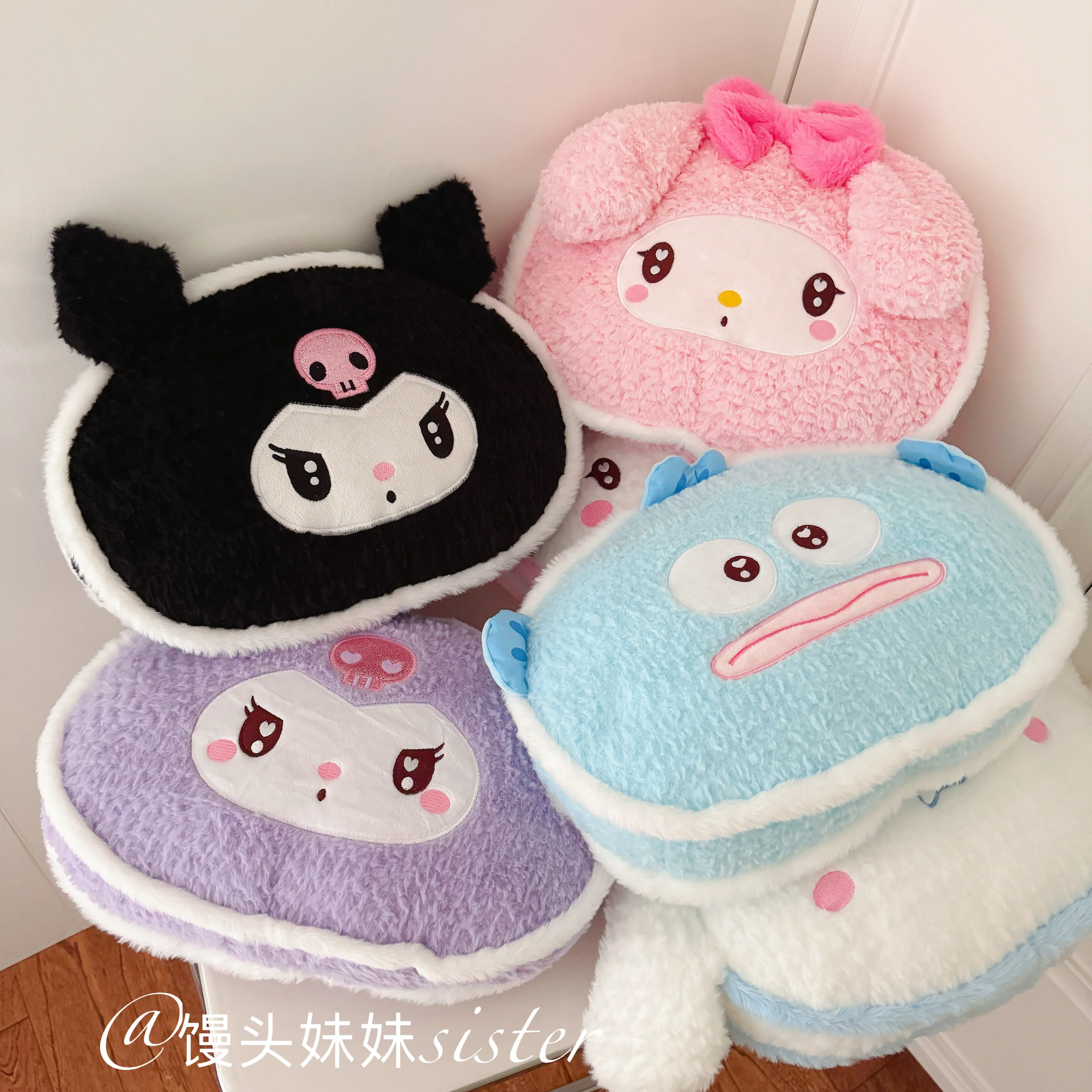 Очень мягкие приятные плюшевые подушки Kuromi Hello Kitty My Melody Hangyodon мультяшная плюшевая