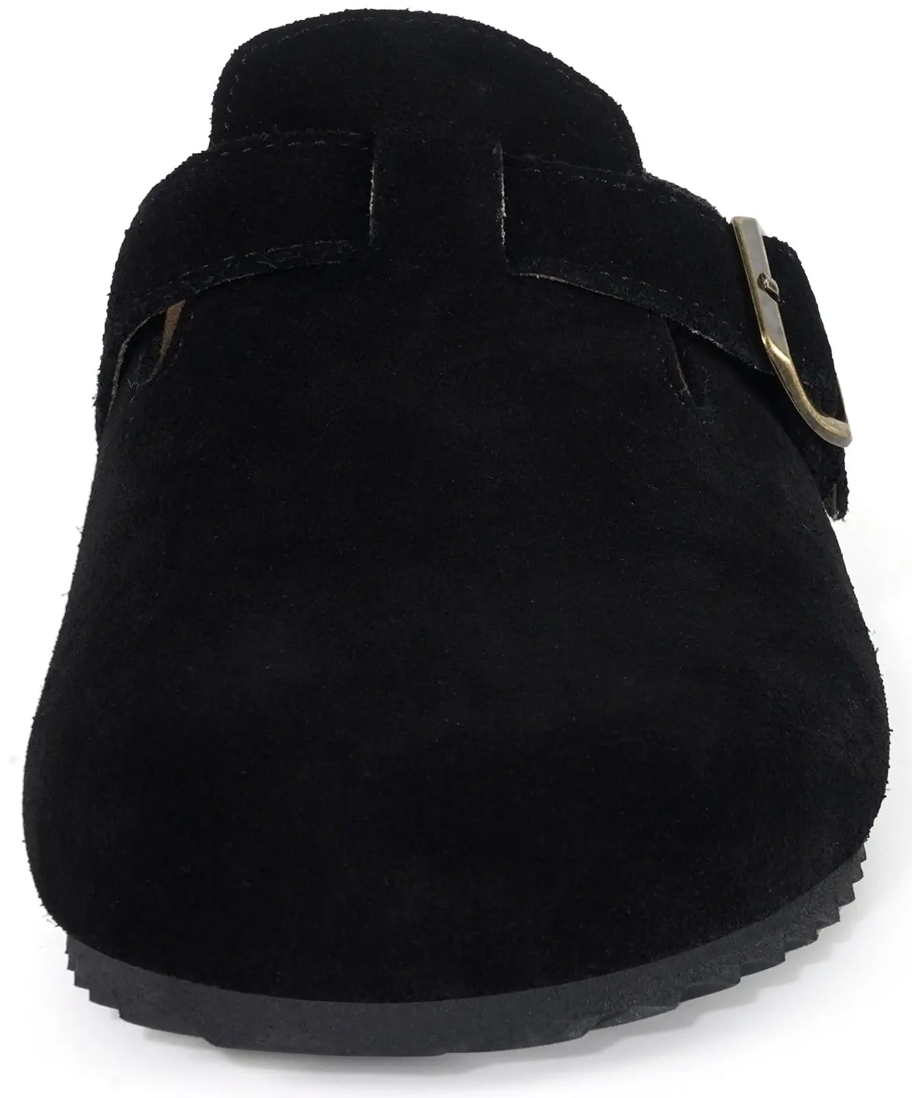 Замшевые сабо Crestar для женщин клоги унисекс с регулируемой пряжкой поддержкой