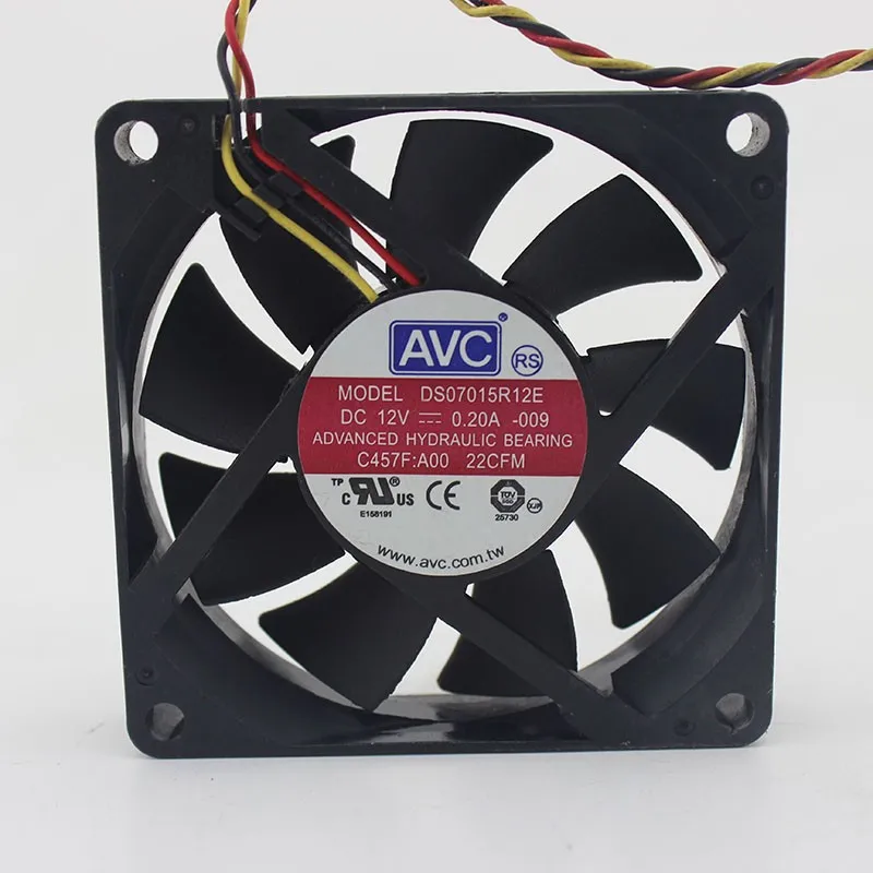 Кулер для процессора AVC 7015 12 в а C7015B12L F7015B12UX AD1270152B-1F радиатор осевой охлаждающий