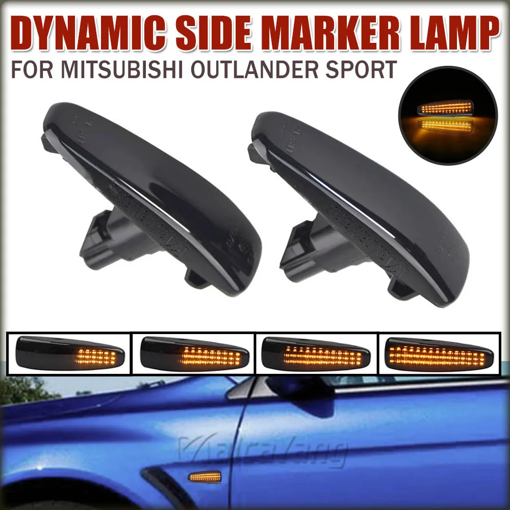 

2 шт., поворотники для Mitsubishi Lancer EVO X Outlander Sport Mirage 2014