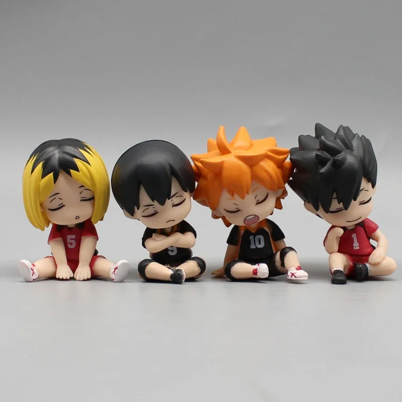 

5 шт., Набор фигурок Haikyuu GK Shoyo Hinata Tobio Kageyama Kuroo Tetsurou Kenma Kozume, экшн-фигурки 5 см, аниме, симпатичные игрушки, статуэтки