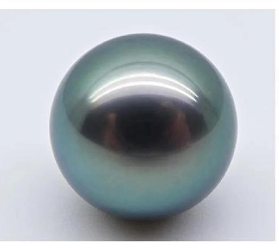 

Charm 8mm natural south sea genuine black peacock redish round loose pearl gemstones 8007