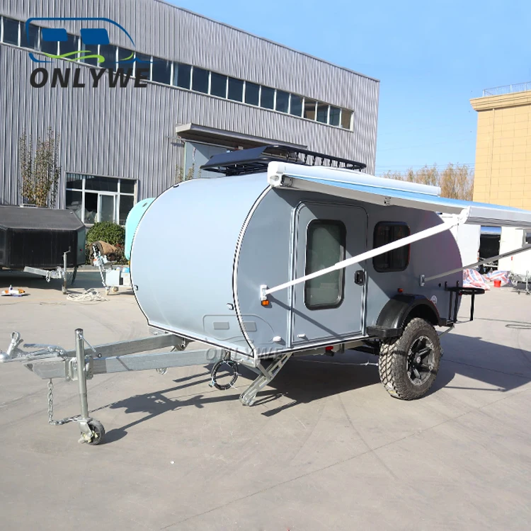 

Onlywe off-road light teardrop trailer camper small caravan rv
