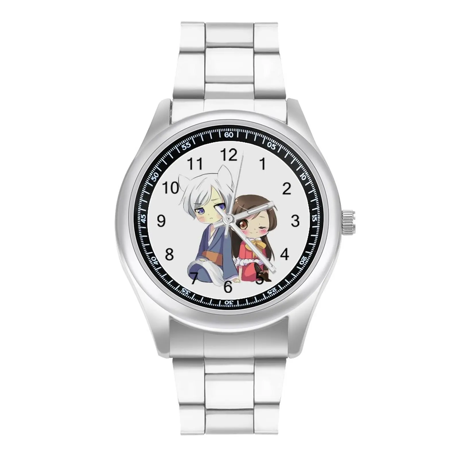 

Kamisama Kiss Chibi Nanami Momozono Quartz Watch Tomoe Anime Manga Love Aesthetic Wrist Watch Design Stainless Gym Wristwatch