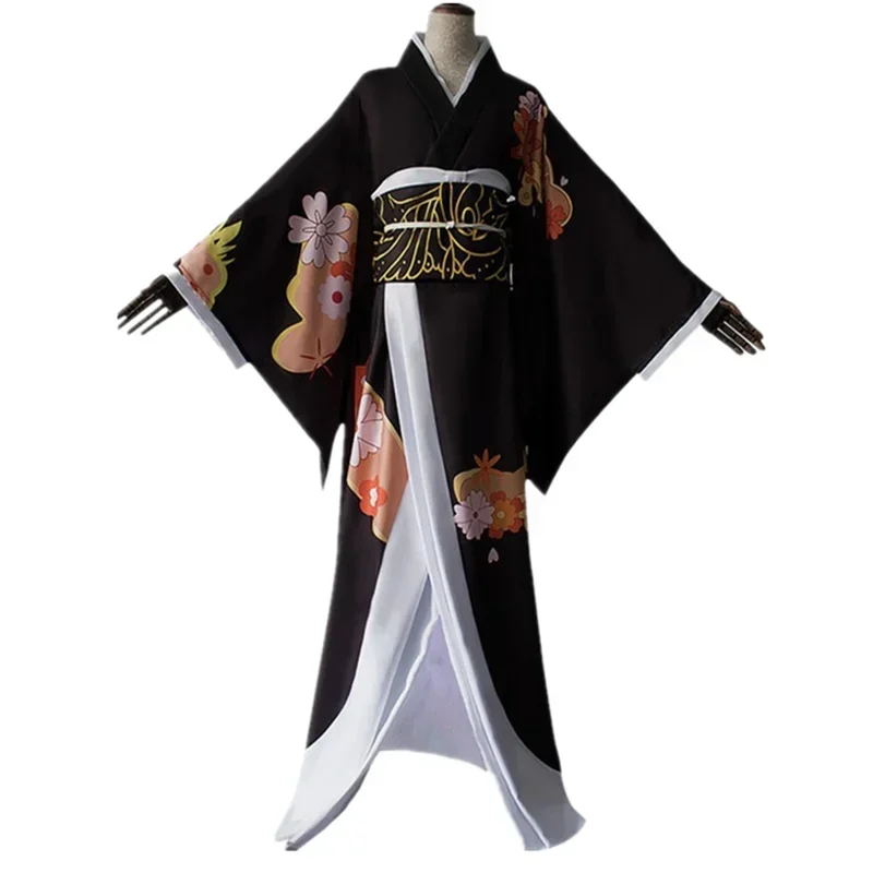 Фото Kibussunji Muzan аниме косплей костюм kimetsu no Yaiba костюмы для косплея женские кимоно униформа одежда парик платья @ 0z * №2