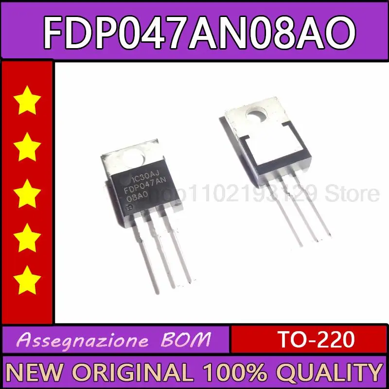 

Новые импортные Fdp047an08a0 fdp047an fdp047an08ao, 10 шт./партия