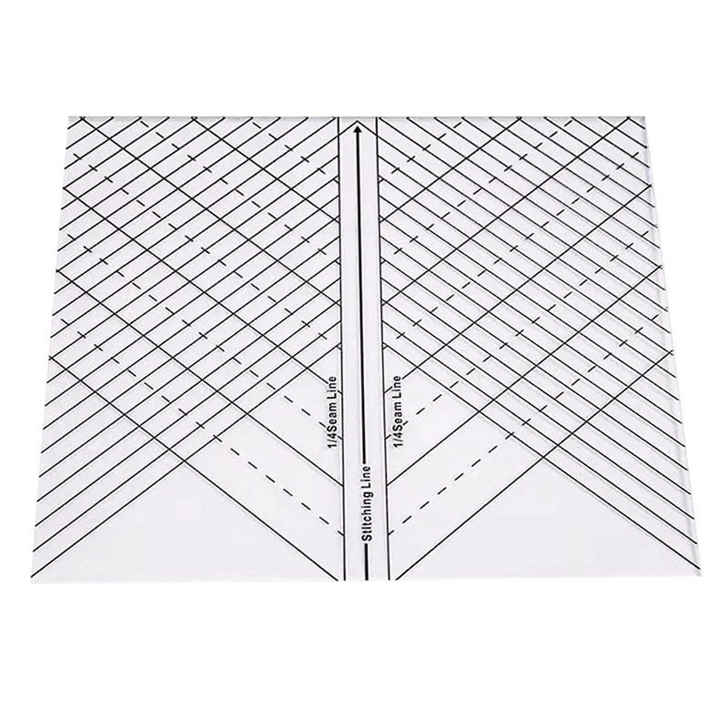 

Patchwork Arc Quilting Straight Ruler Sewing Tools Quilting Grip Template Rulers For Sewing Crafting 1/4 Inch Seams