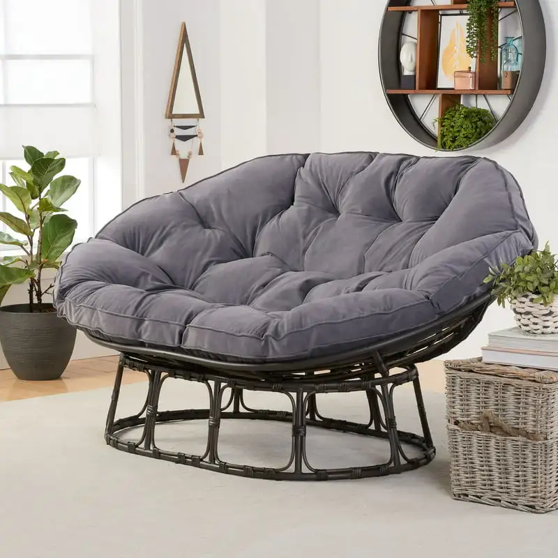 

Gardens Papasan , Charcoal Gray, Upholstery
