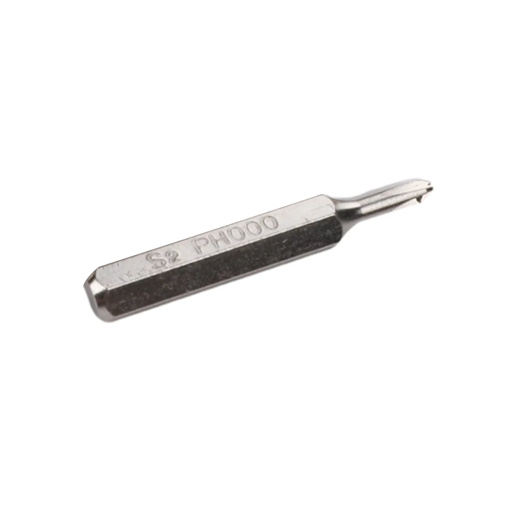 

Brand New Screwdriver Bits Cross Screwdriver For Power Tools Magnetic Bits PH000 Sandblasted/Chrome Silver Steel