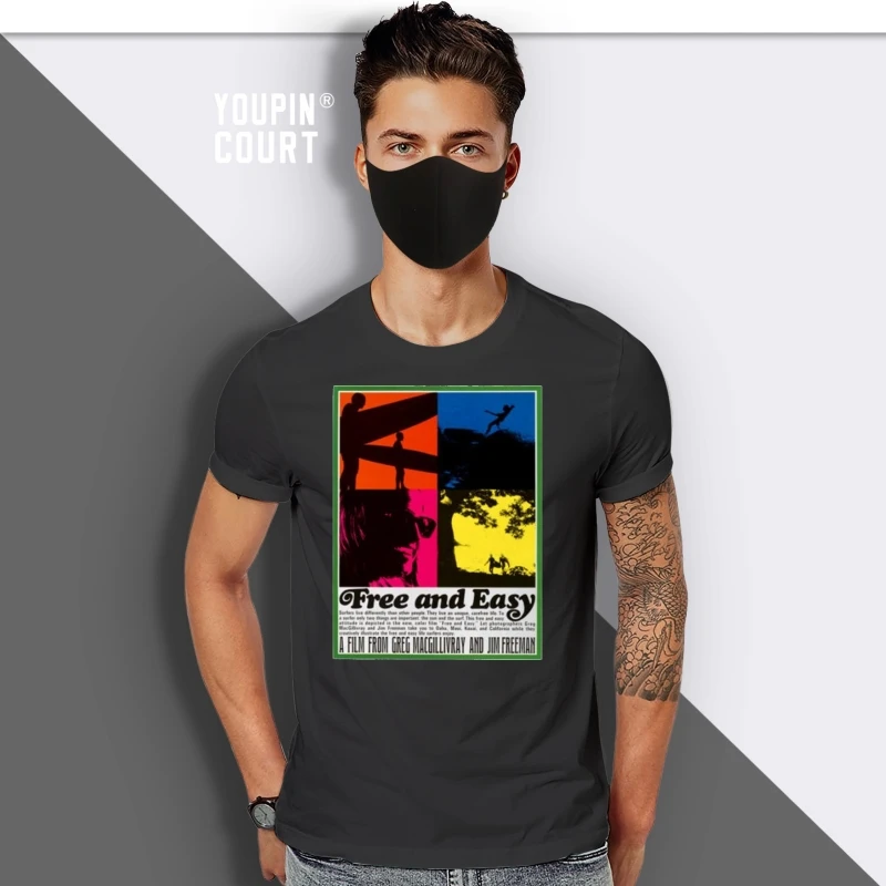 

Vintage Surf T shirt Free And Easy Film 1967