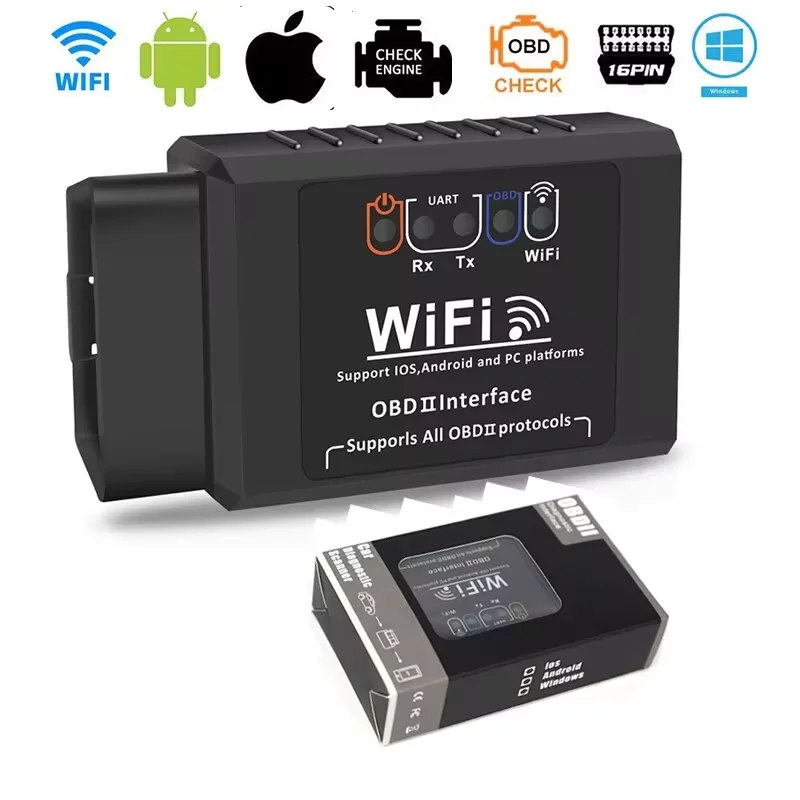 WiFi ELM327 V1.5 OBD2 Сканер Для iPhone IOS/Android Автоматический Диагностический Инструмент