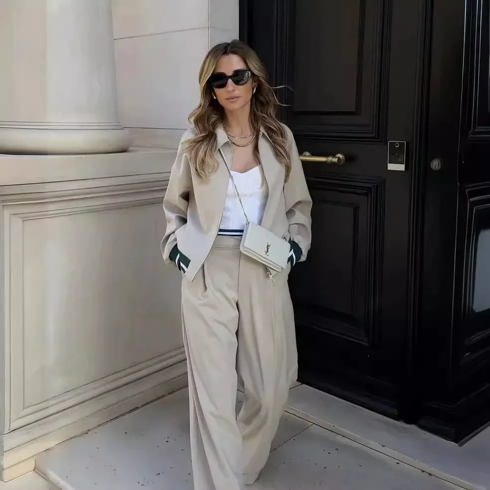 2024 новая женская куртка зеленая винтовая резьба весенняя одежда в европейском и