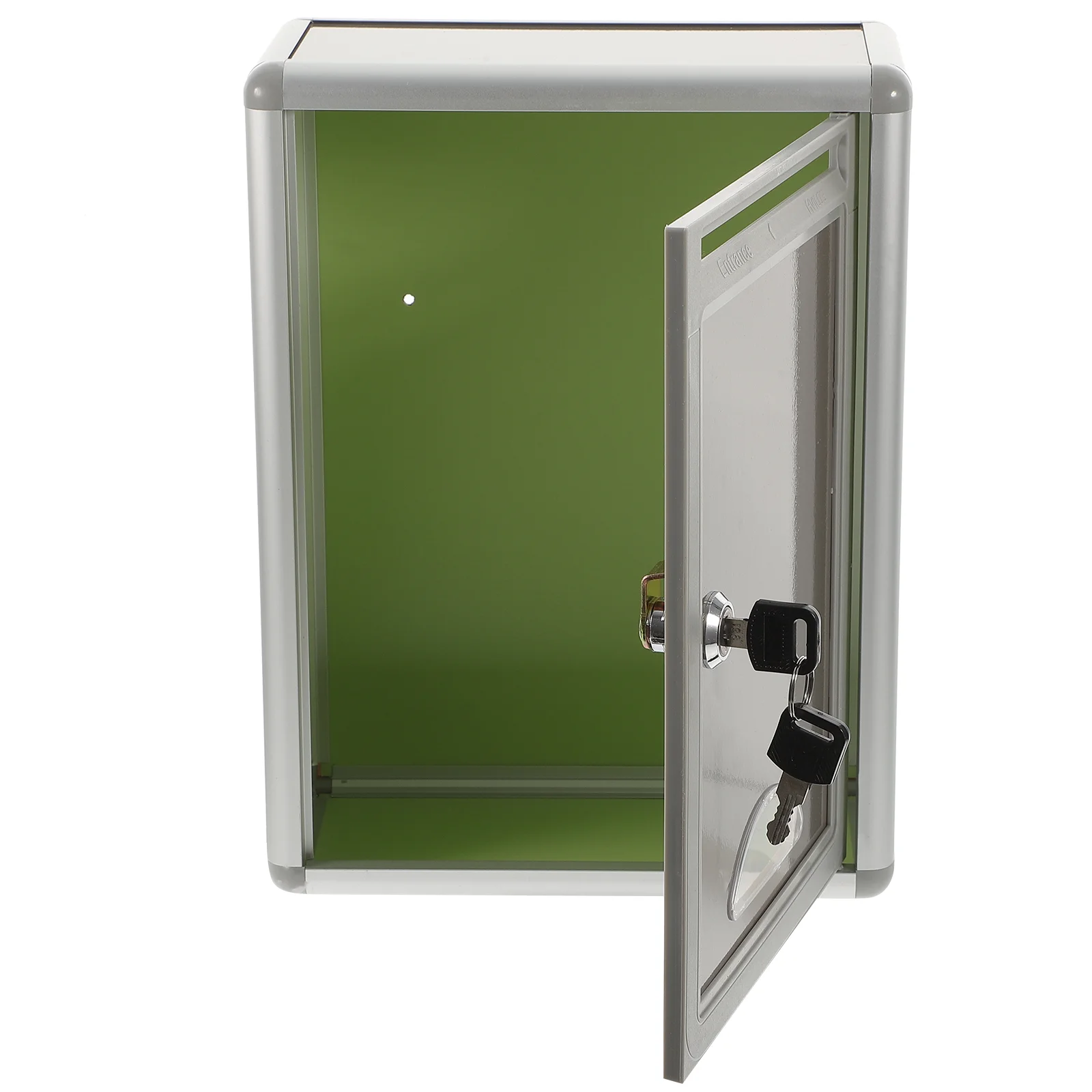 

Wall Mounted Lock Box Slot Plastic Storage Suggestion Collect Bin Post Outdoor Mailbox Locking Drop Secure Key Advice Parcel