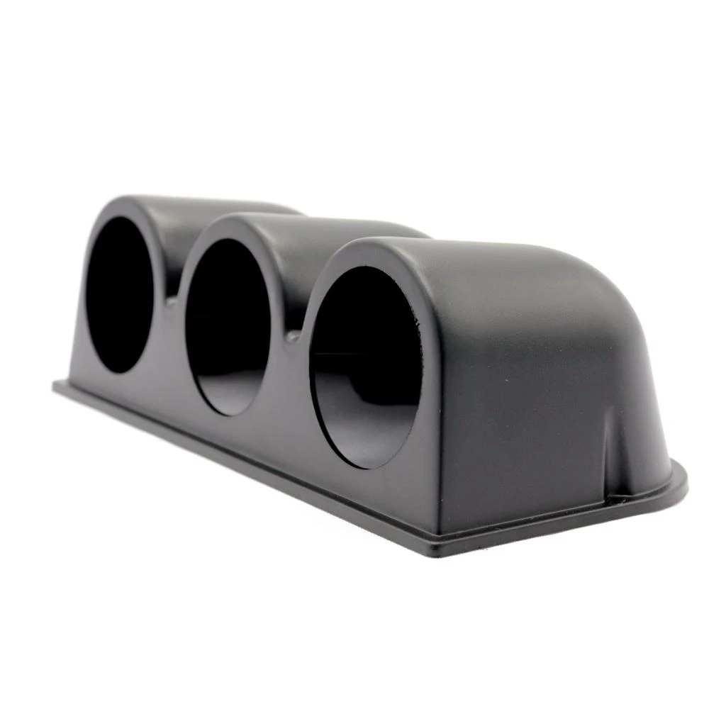 Высокое качество 52 мм 3 отверстия для манометра держатель чашки PJ-3596 черный