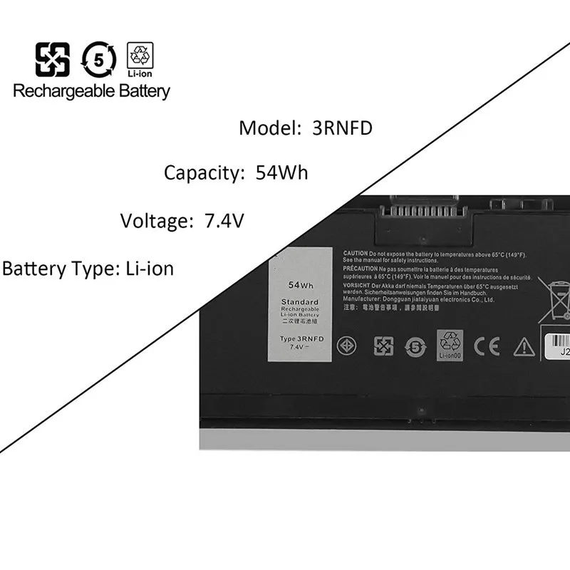 7 4 В 54 Втч Новый аккумулятор для ноутбука 3RNFD Dell Latitude E7420 E7440 E7450 V8XN3 G95J5 34GKR 0909H5 0G95J5