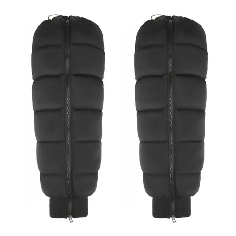

Winter Leg Gaiter Detachable Waterproof Windproof Down Pants Warm Short Plush For Outdoor Activities Motorcycles Camping Hiking