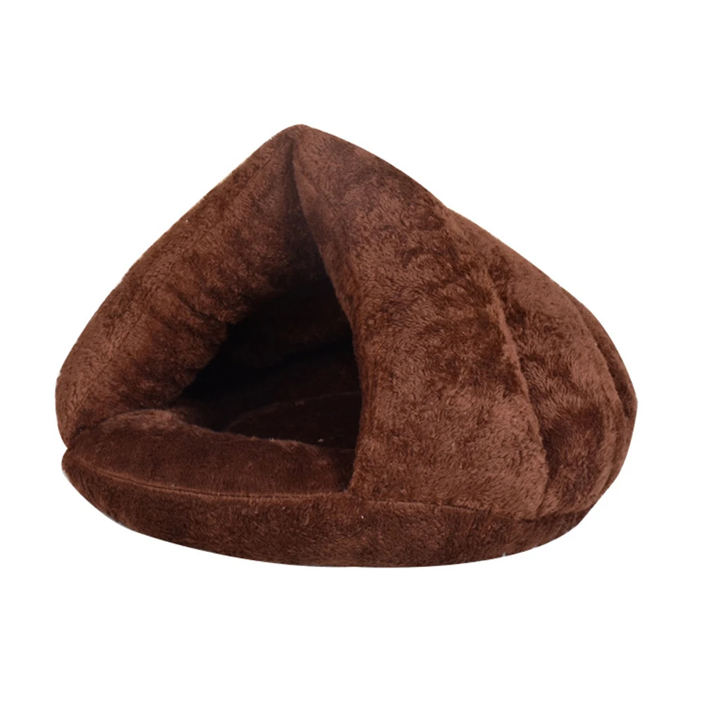 Pet bed for Cats Dogs Soft Nest Kennel Bed Cave House Sleeping Bag Mat Pad Tent Pets Winter Warm Cozy Beds Accessories |