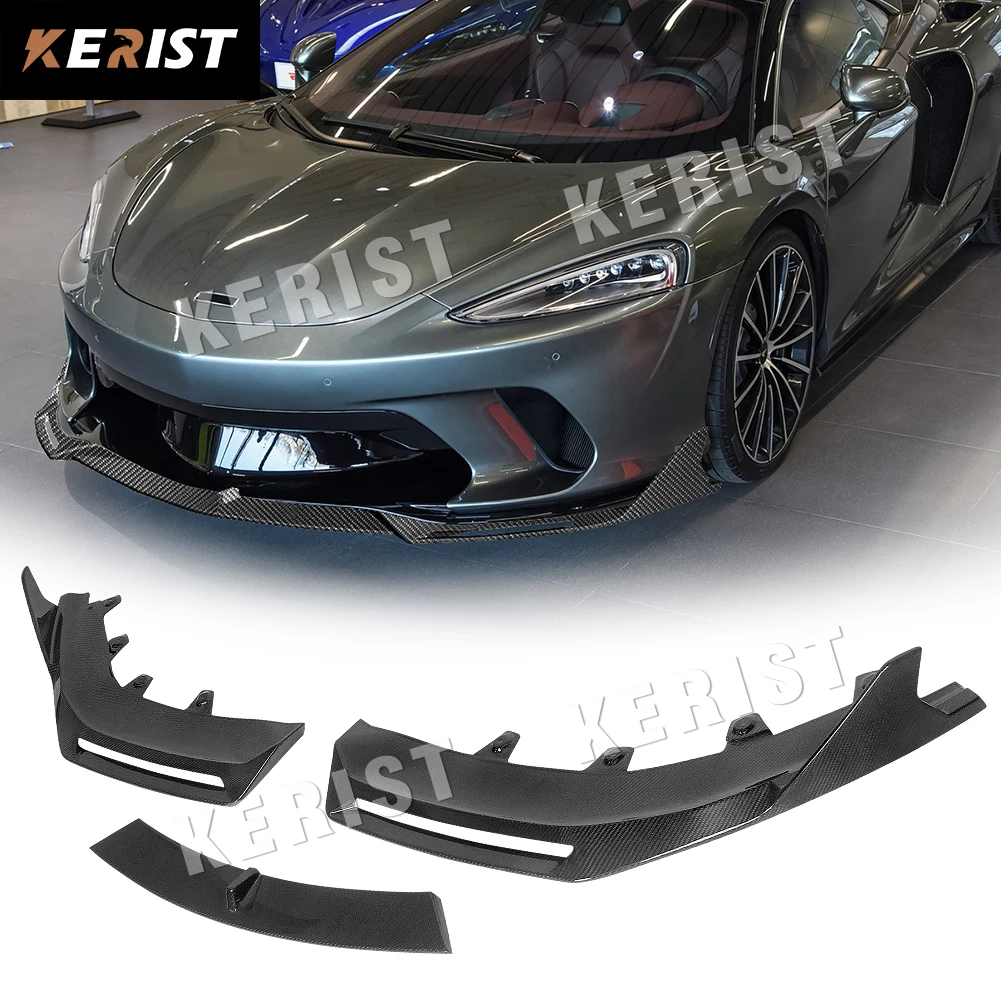 Передний бампер из углеродного волокна канатовидный спойлер 2017-2022 для McLaren GT