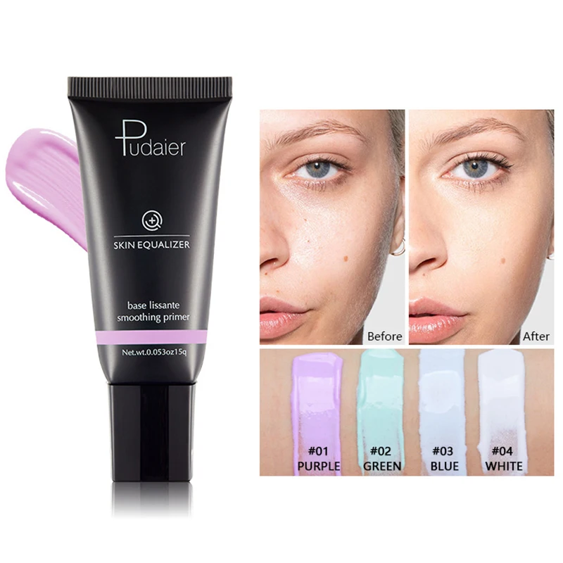

3 Colors Face Base Cream Makeup Primer Moisturizer Isolating Cream Lasting Brighten Makeup Concealer BB Cream Foundation Lotion