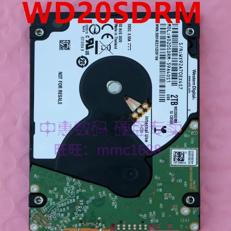 

95% New Original Mobile Hard Disk Drive For WD 2TB 2.5" For WD20SDRM