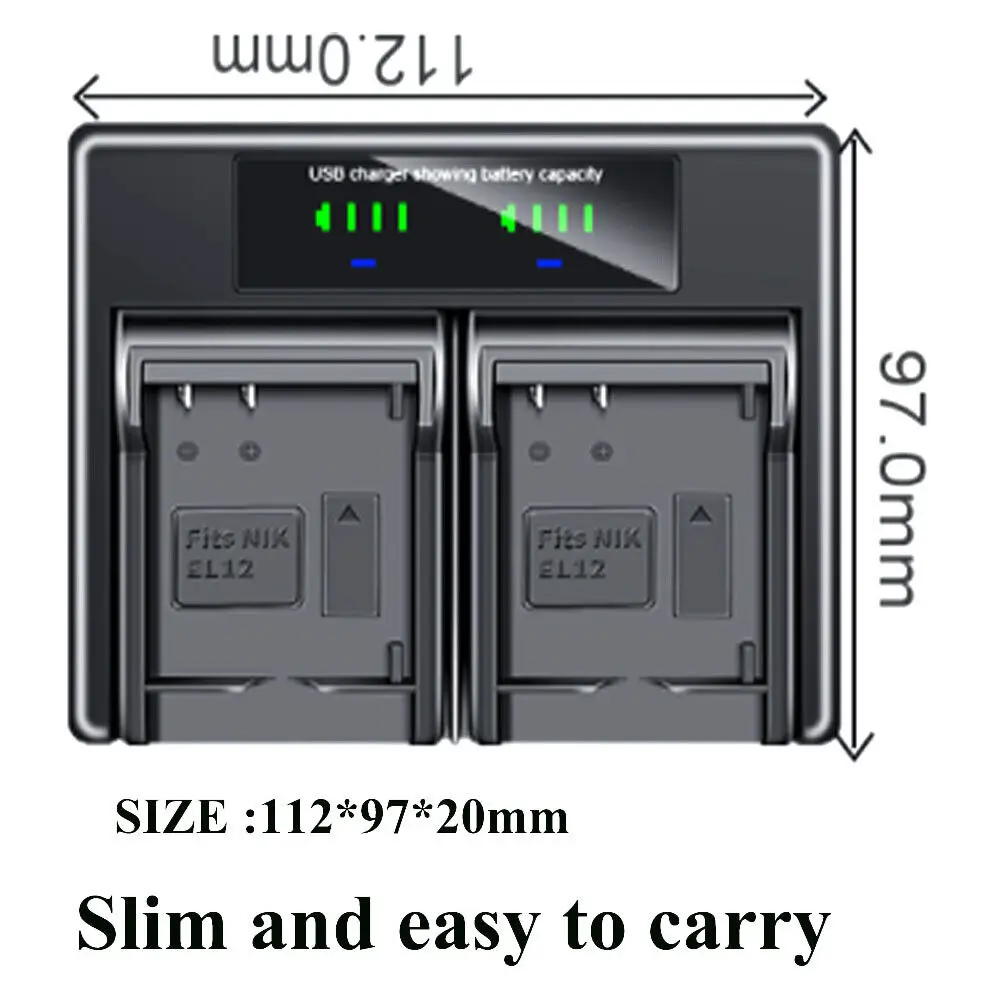 

Двойное зарядное устройство для CANON NB-7L G10 G11 G12 Powershot sx30 IS