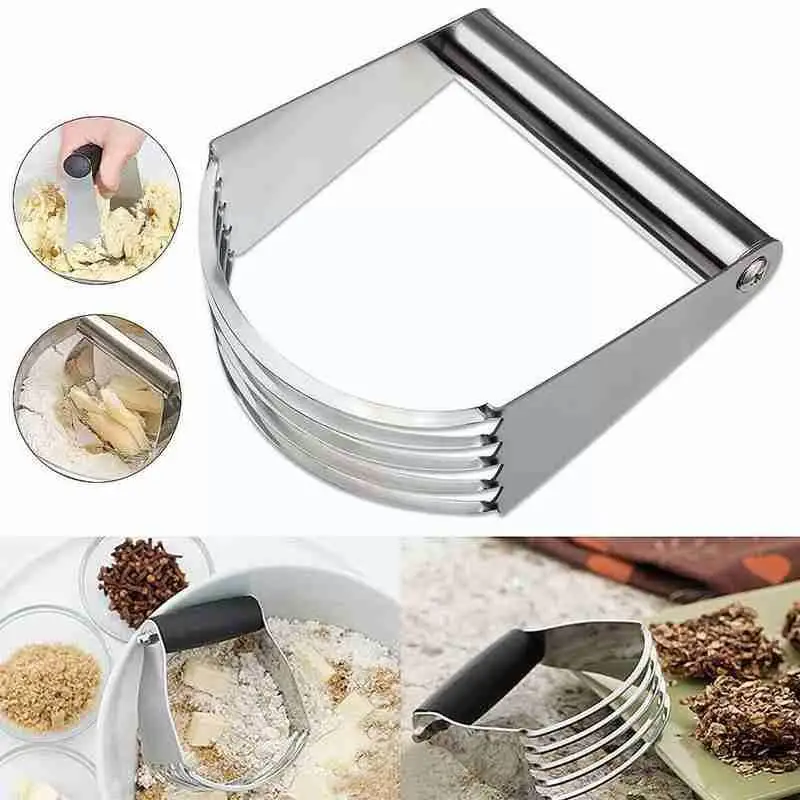 

Миксер для муки инструменты для выпечки Кухонные аксессуары стальной блендер для выпечки теста ручные гаджеты ножи Z9L4