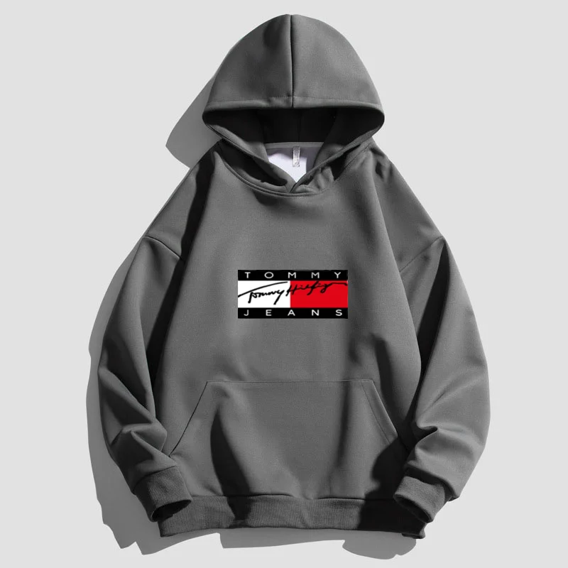 2024 роскошная брендовая хлопковая флисовая толстовка унисекс осенне-зимняя с