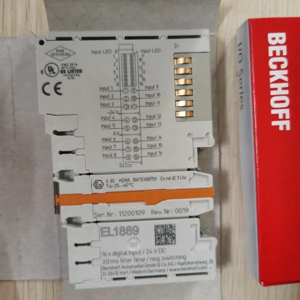 Фото 100% НОВЫЙ EL4032 Beckhoff: Новый диск PLC I/O EtherCAT, 2-канальный аналоговый модуль питания Beckhoff EL4032 №5