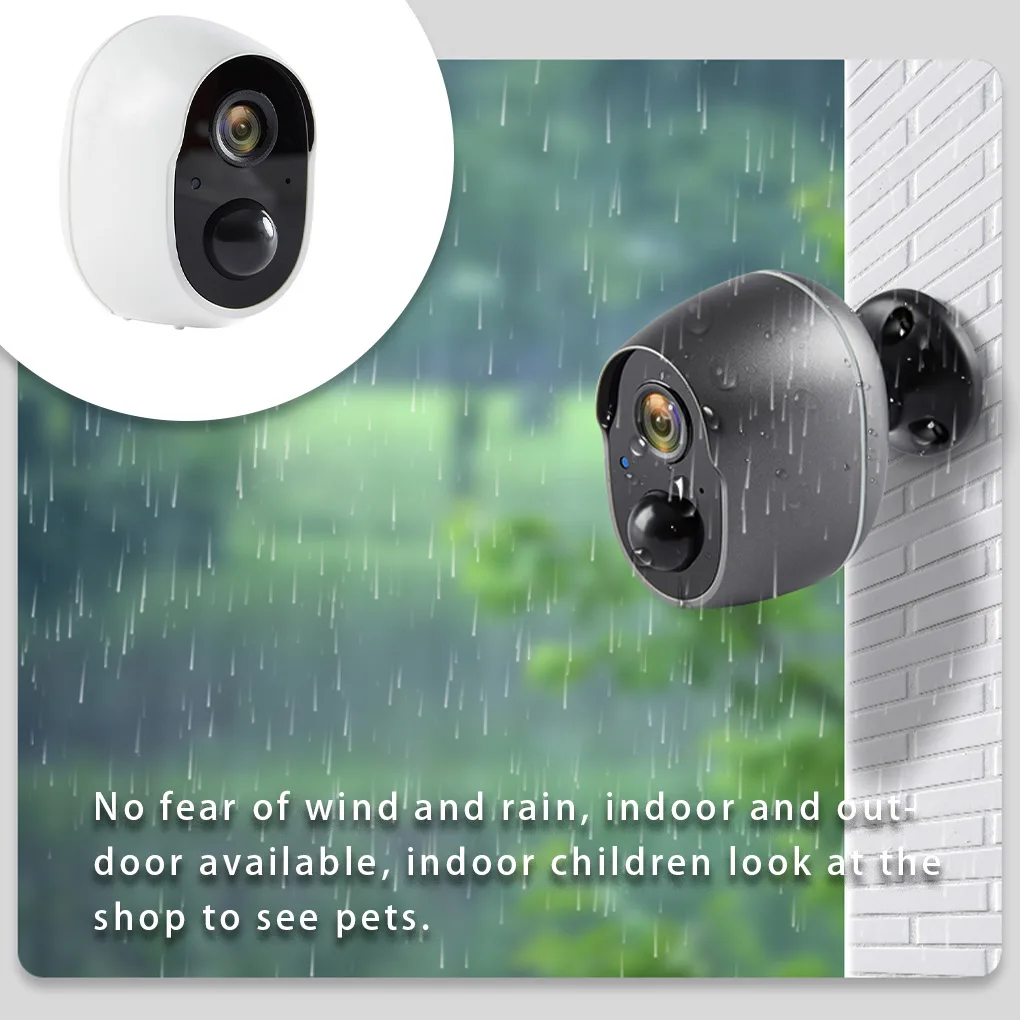 

Security Cam Low Consumption High Resolution -10°-50° Wireless Camera Detect Holder Built-in Battery Gauge Device