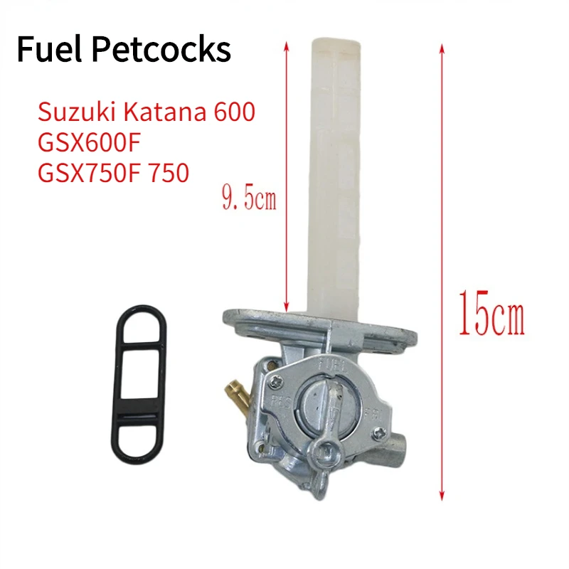 Fuel Valve Switch Petcock Vacuum Faucet Petrol Tap For Suzuki Katana 600 GSX600F GSX750F 750 Fuel Cock Gas Tank Robinet Essence