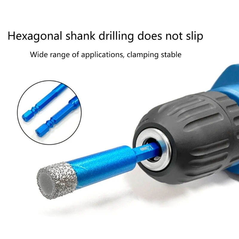 7 шт. набор алмазных сверл кольцевая пила для плитки вакуумная паяная с