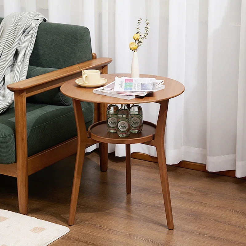 Деревянные диванные столики для гостиной скандинавский прикроватный кофейный