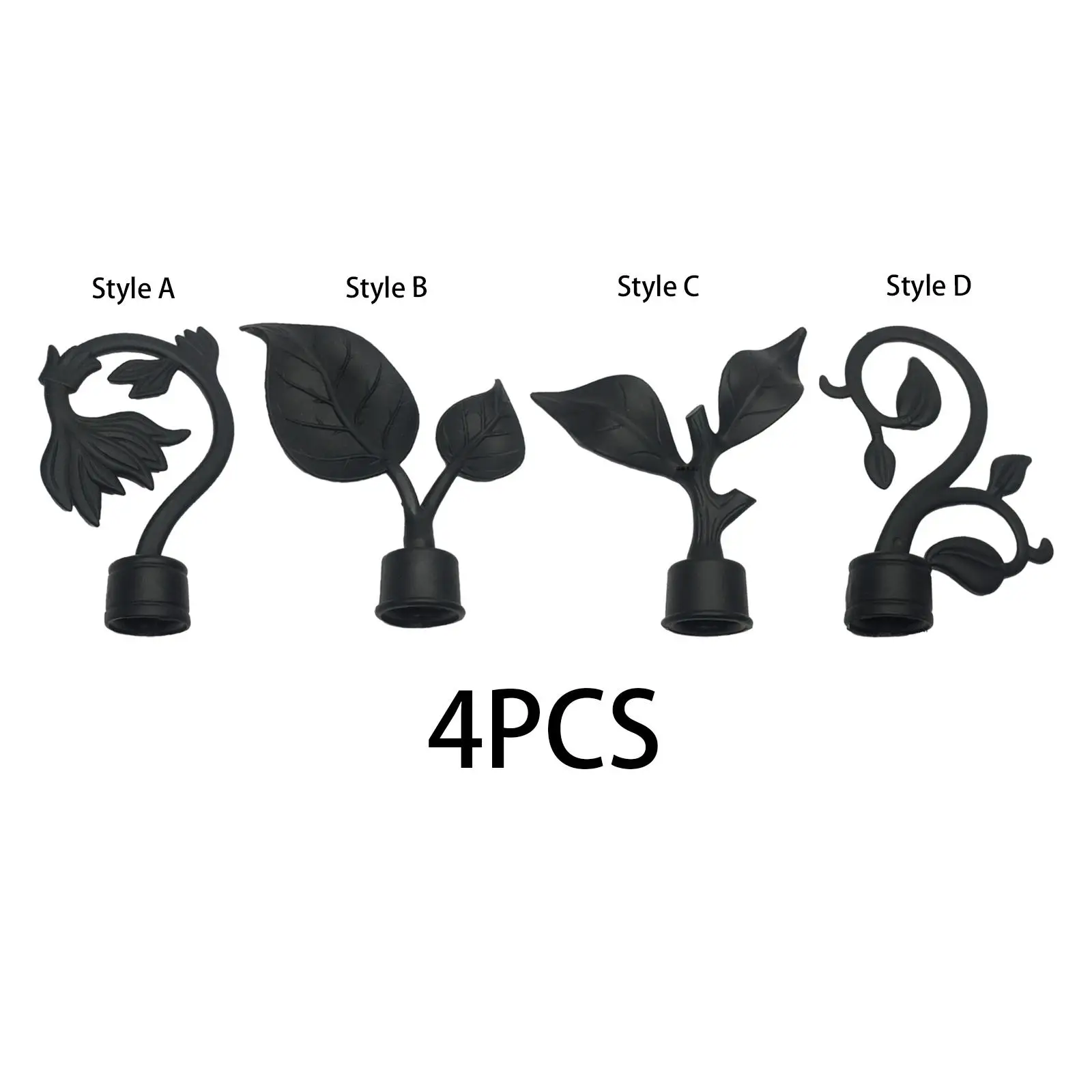 4 шт. наконечники для карнизов штор диаметром 22 мм декоративные накладки