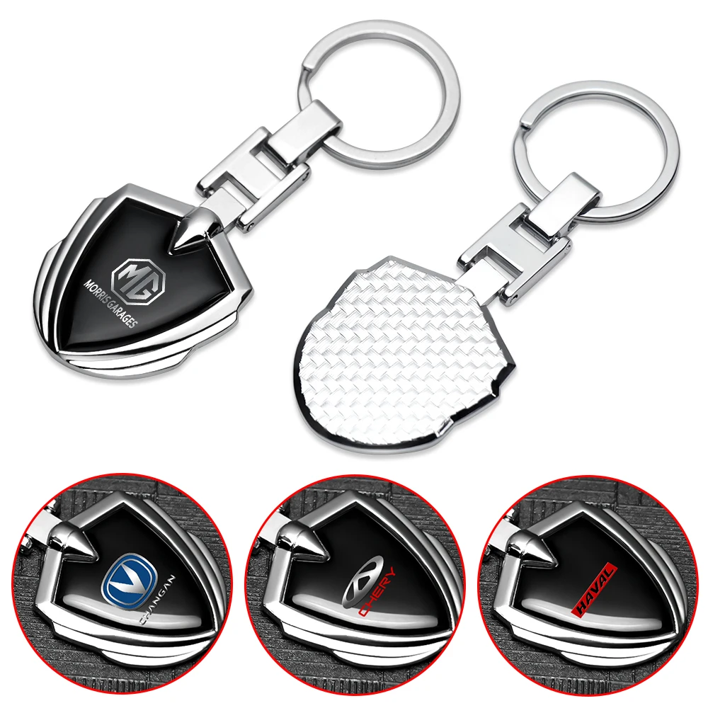 

Car Accessories Metal Badge Keychain Key Rings Key Chain for MG ZS GS 3 5 6 7 350 550 996R 90S 995 ZT HS ZR SW GT TF 3SW HECTOR