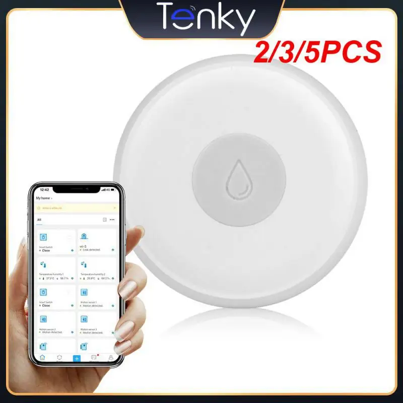 

2/3/5PCS Water Leak Alert Detection Smart Water Leak Sensor Zigbee Wireless Flood Detector Mini Water Level Detector