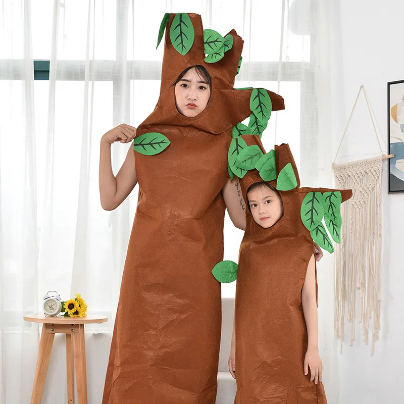 

Breadfruit Cosplay Costumes for Adults Children Performance Parent-child Cartoon Jumpsuits Anime Drama Fairy Tale Clothes Props