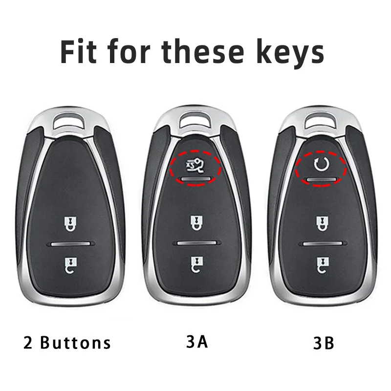 2/3-кнопочный автомобильный чехол для Chevrolet Volt Bolt Equinox Cruze Trax Malibu Onix Sonic Camaro Verano 2016-2018