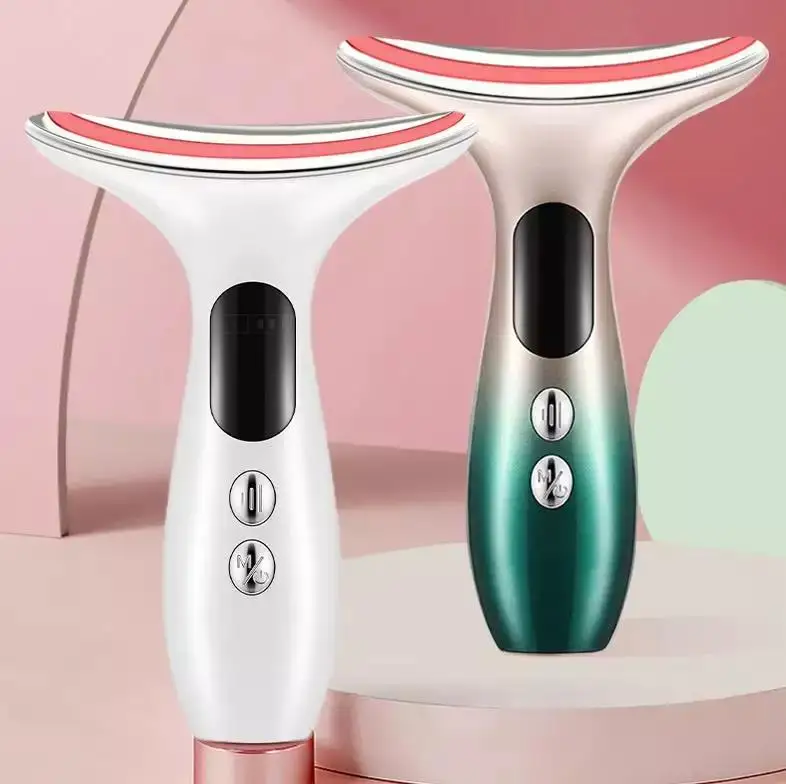 

Массажер для шеи и лица, с V-образной линией светодиодный цвета