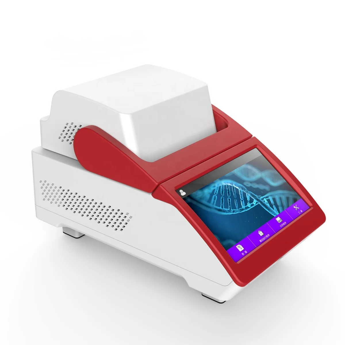 

Q160 16wells*0.1ml Portable Mini Fluorescence Quantitative Real Time PCR Thermal Cycler PCR Testing