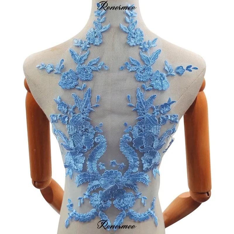 Сетчатый вышитый воротник из полиэстера